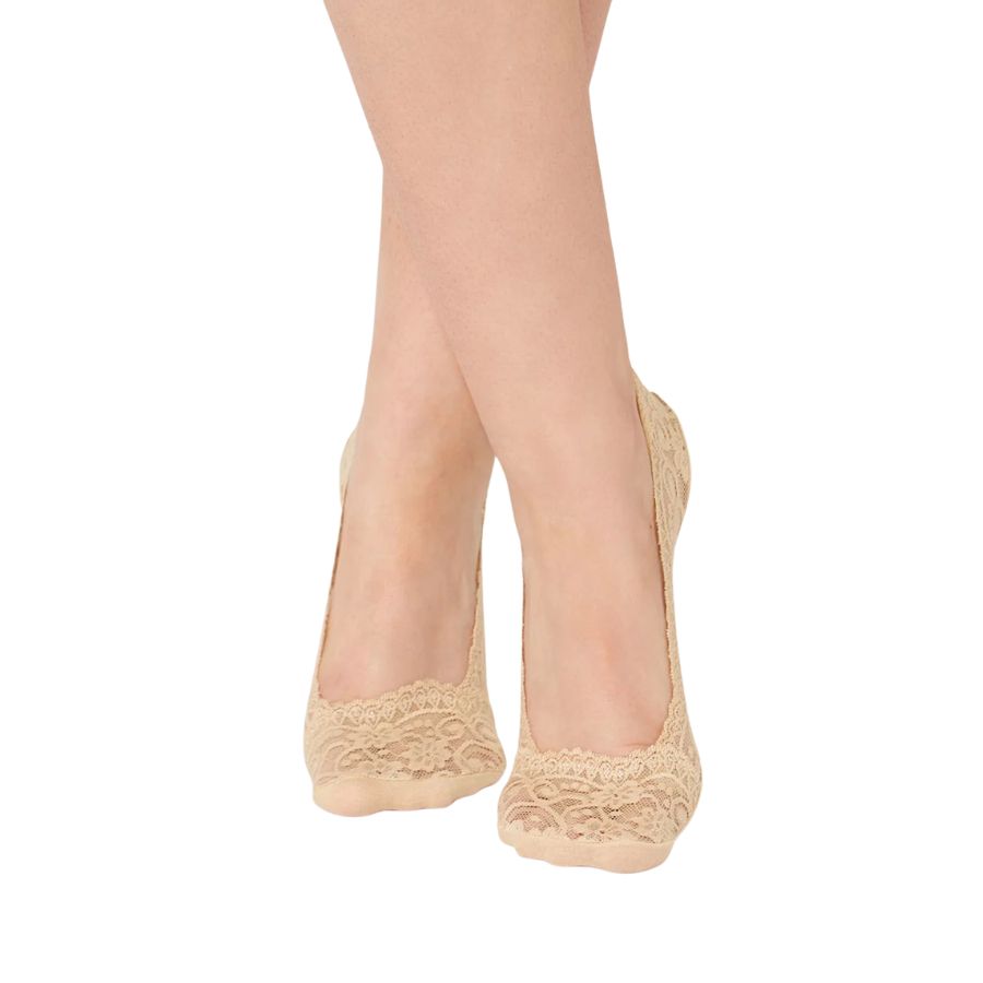 2PP LACE FOOTLET - NATURAL