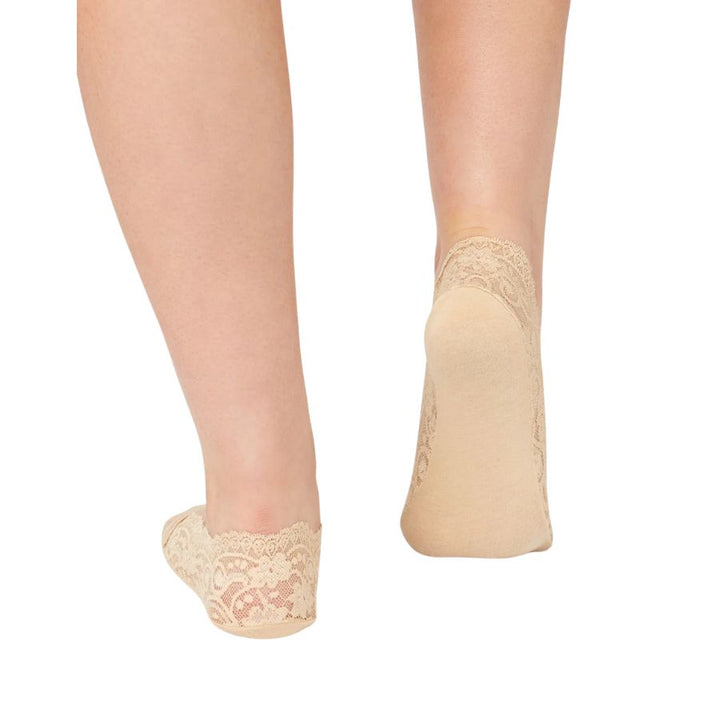 2PP LACE FOOTLET - NATURAL