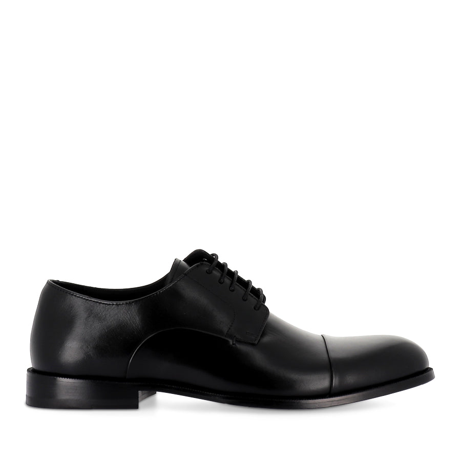 BATEMAN - BLACK LEATHER – Evans Shoes