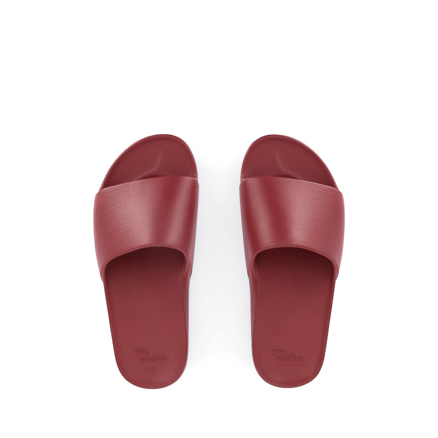 ARCH SUPPORT SLIDES - SANGRIA RED