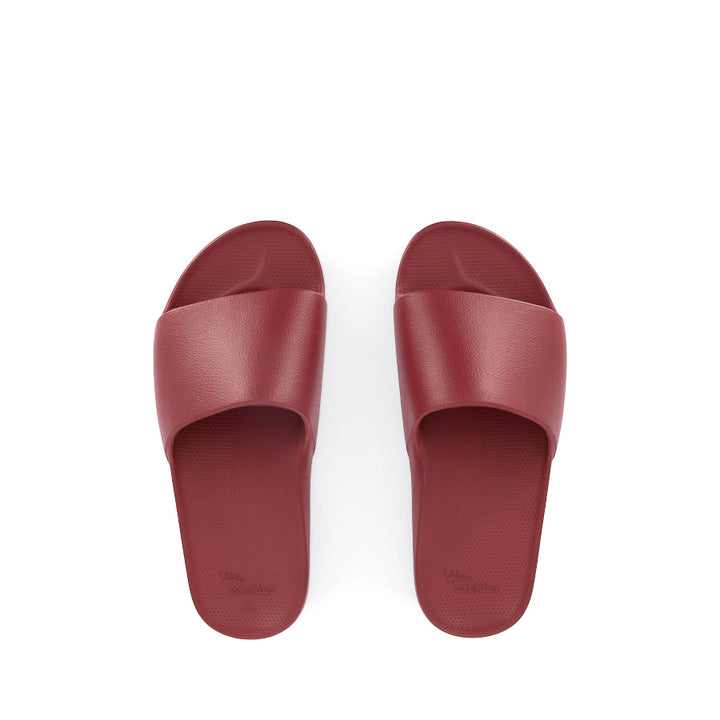 ARCH SUPPORT SLIDES - SANGRIA RED