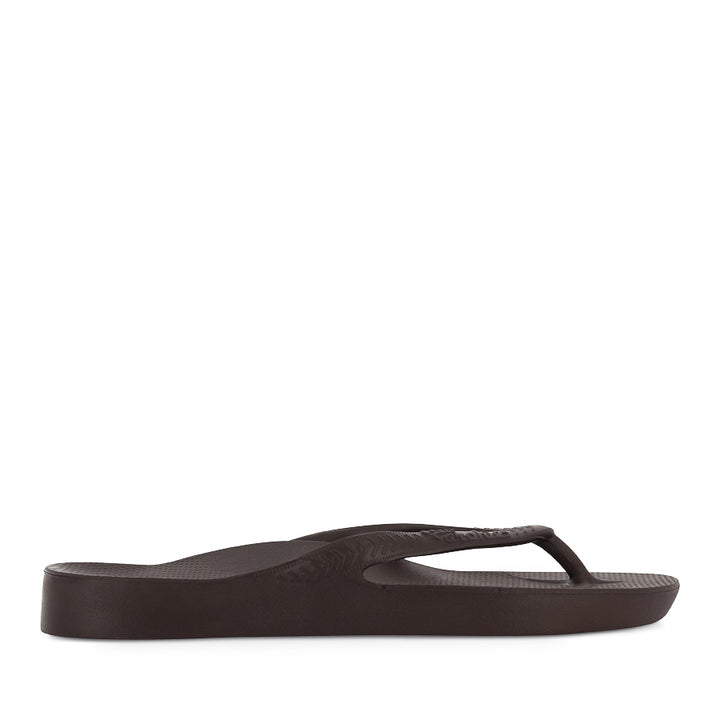 ARCH SUPPORT THONGS - BROWN