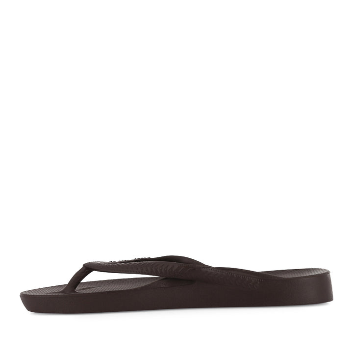 ARCH SUPPORT THONGS - BROWN