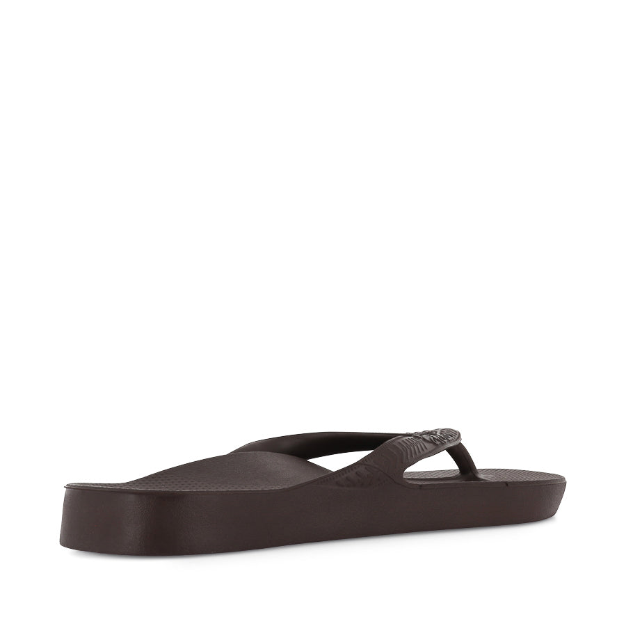 ARCH SUPPORT THONGS - BROWN