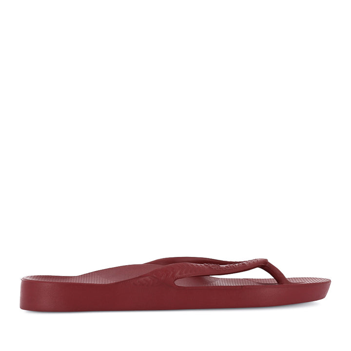 ARCH SUPPORT THONGS - SANGRIA RED