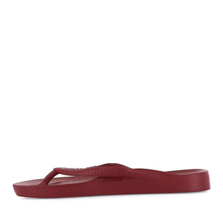 ARCH SUPPORT THONGS - SANGRIA RED