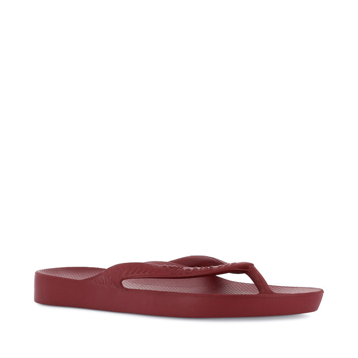 ARCH SUPPORT THONGS - SANGRIA RED