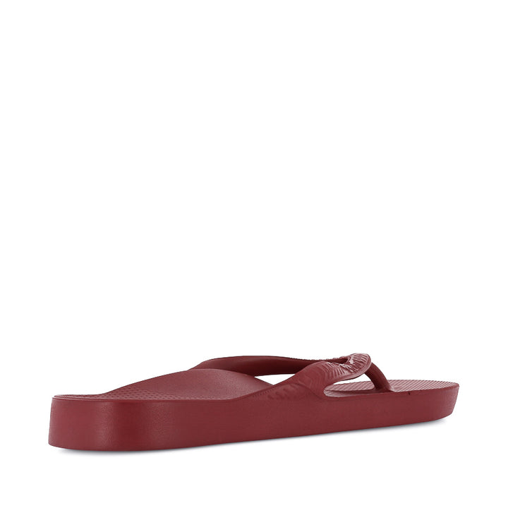 ARCH SUPPORT THONGS - SANGRIA RED