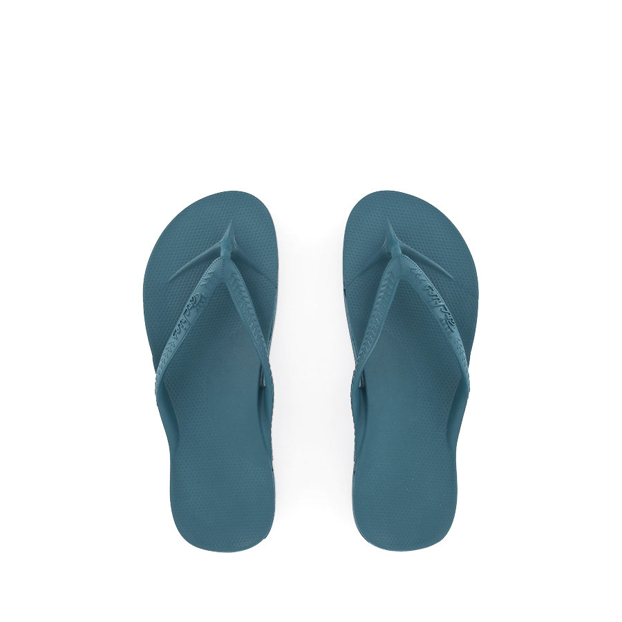 ARCH SUPPORT THONGS - TEAL
