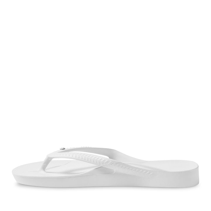 ARCH SUPPORT THONGS - WHITE CRYSTAL