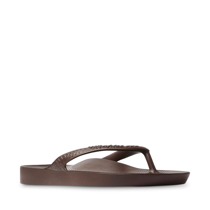 ARCH SUPPORT THONGS - BROWN