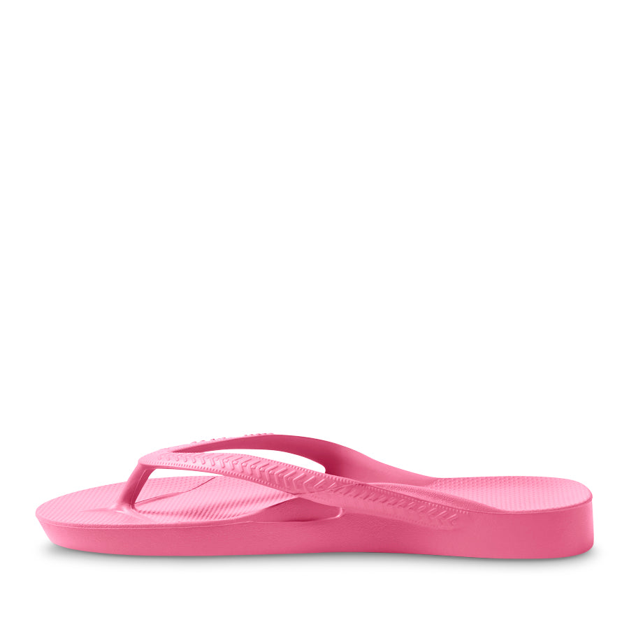 ARCH SUPPORT THONGS - HOT PINK