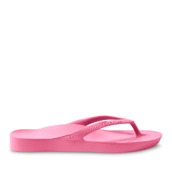 ARCH SUPPORT THONGS - HOT PINK