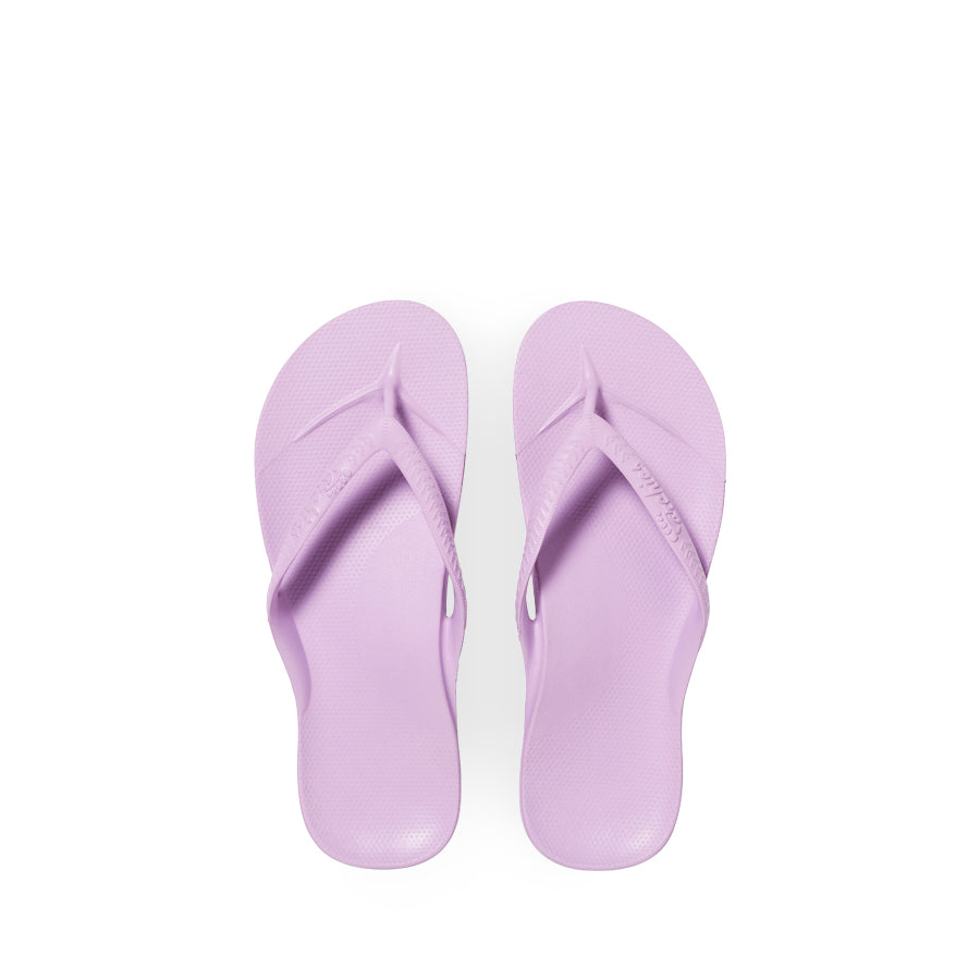 ARCH SUPPORT THONGS - LILAC