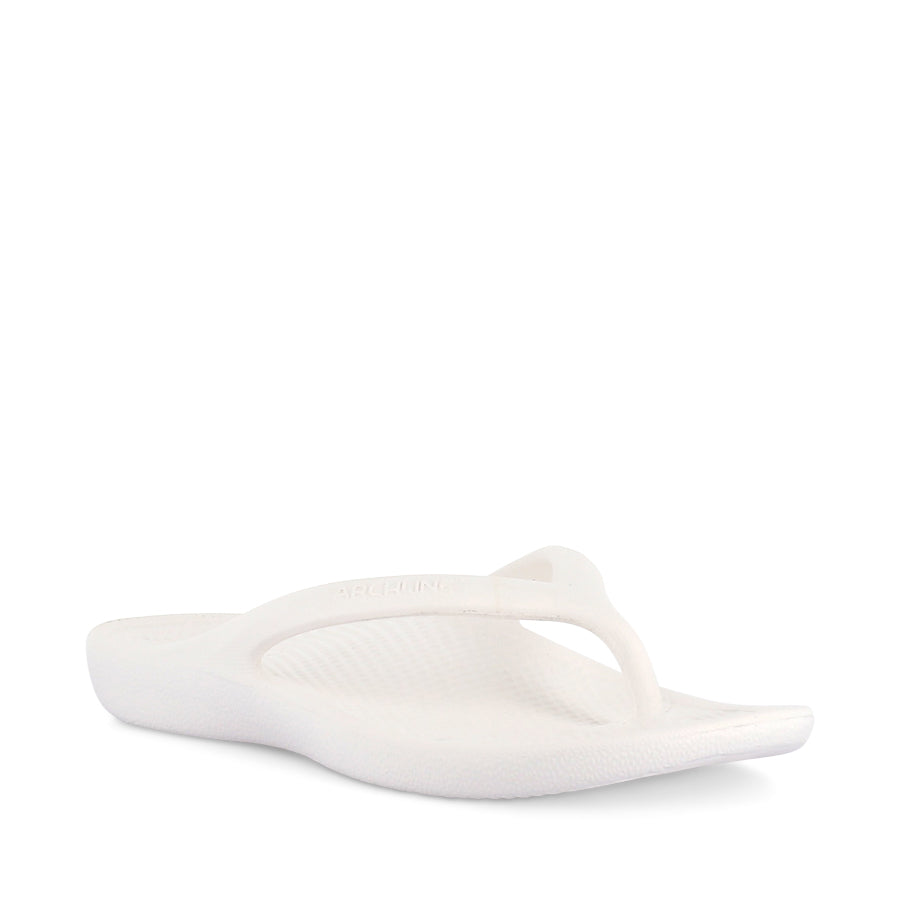 REBOUND ORTHOTIC THONGS - WHITE