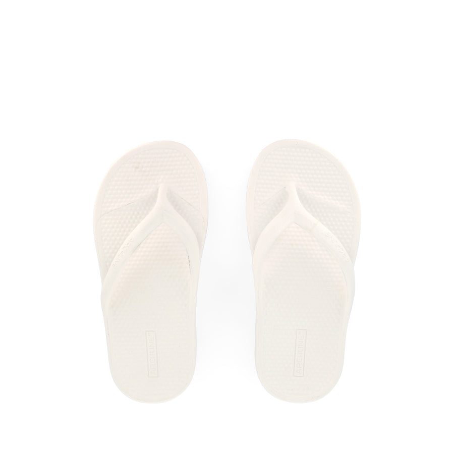 REBOUND ORTHOTIC THONGS - WHITE