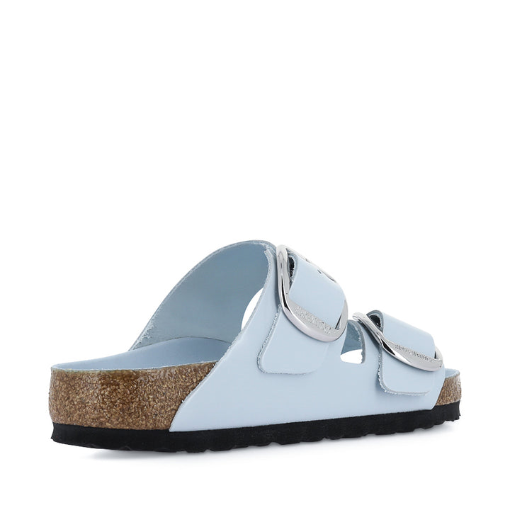 ARIZONA BIG BUCKLE - HIGH SHINE BABY BLUE LEATHER