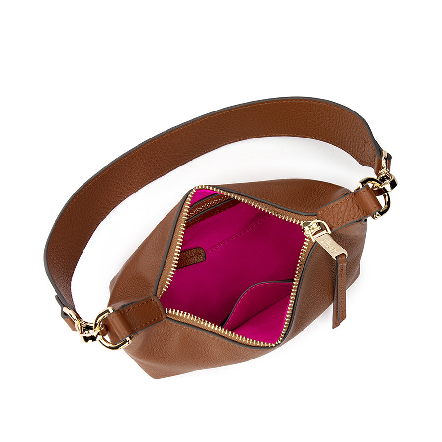 FREYA BAG - TAN PEBBLE LEATHER