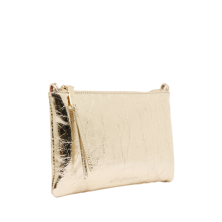 MOLLY CROSSBODY - GOLD CRINKLE