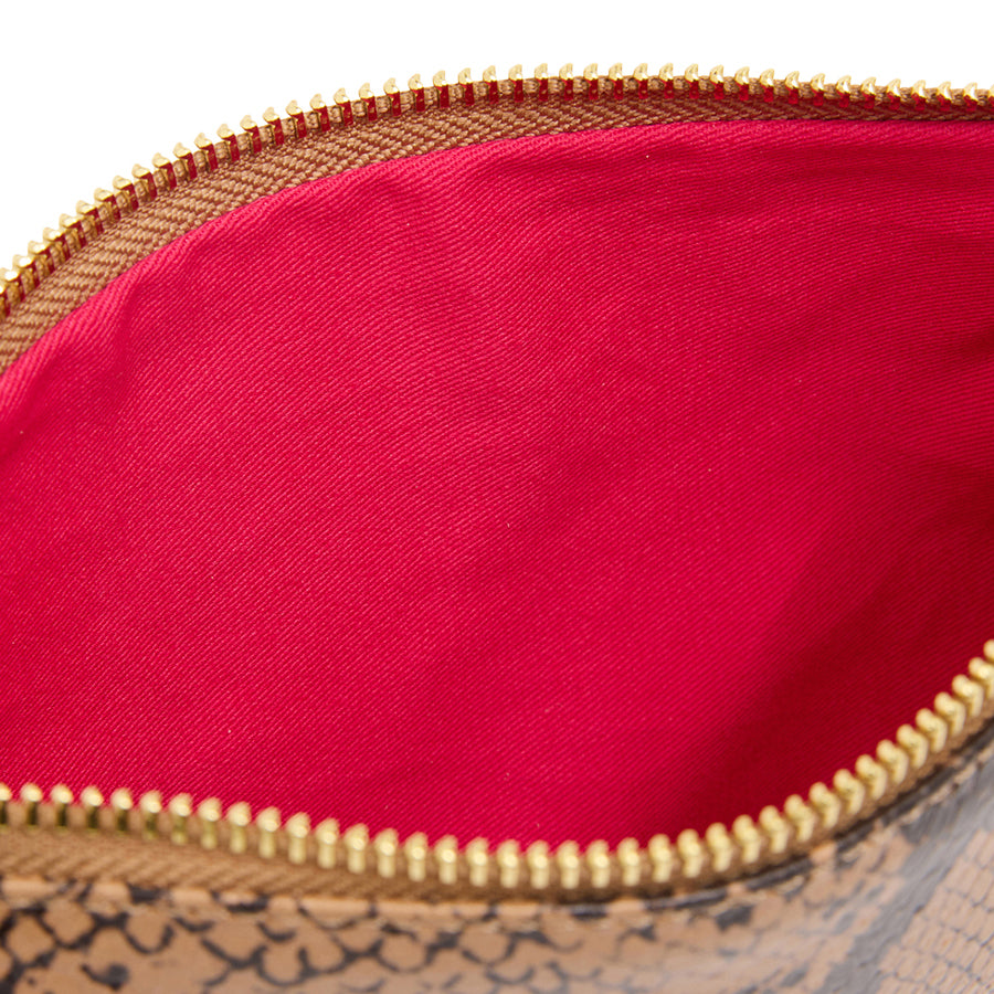 MOLLY CROSSBODY - CAMEL PYTHON