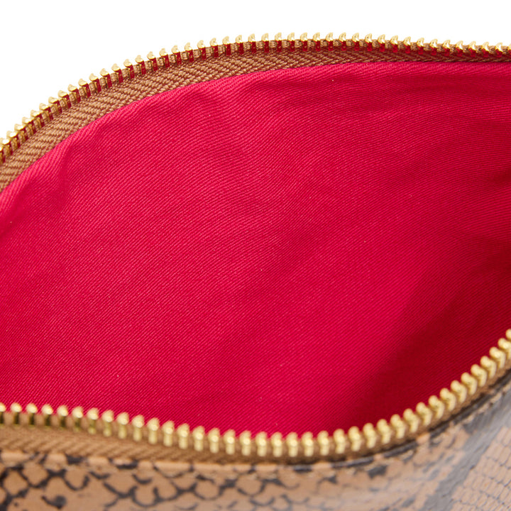 MOLLY CROSSBODY - CAMEL PYTHON