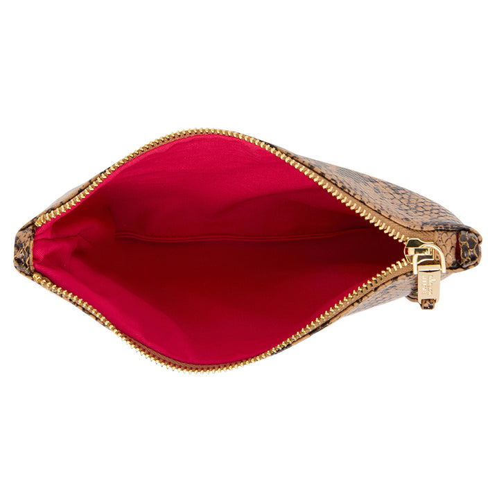 MOLLY CROSSBODY - CAMEL PYTHON