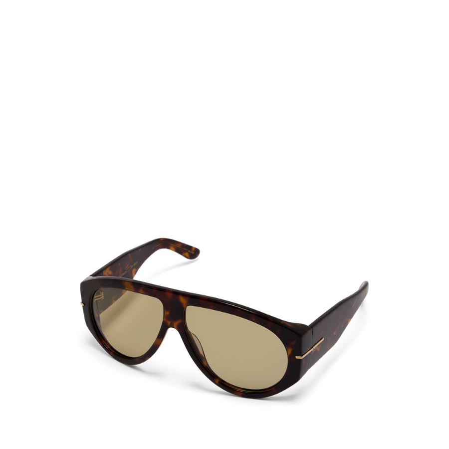 THE AMELIA - DARK HAVANA TORT-DARK YELLOW