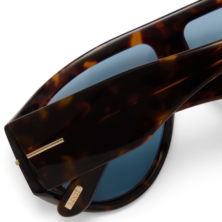 THE AMELIA - LIGHT HAVANA TORT-BLUE