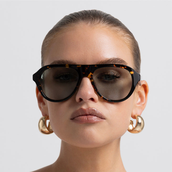 THE RILEY - AMBER TORT-LIGHT GREEN