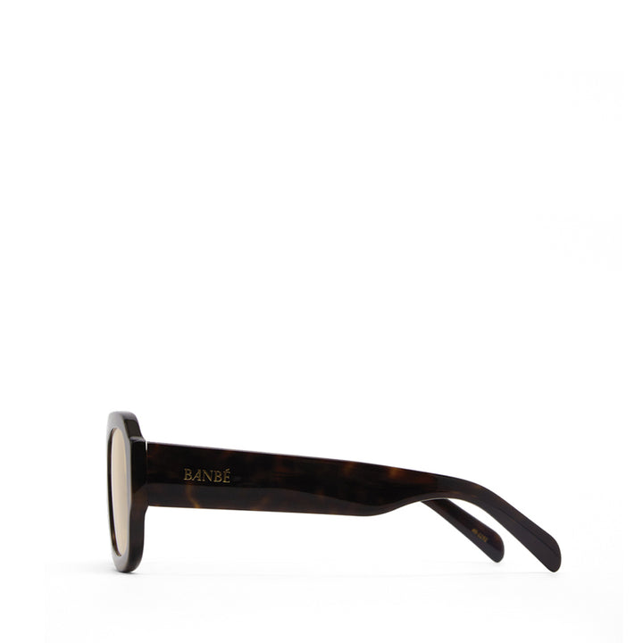 THE SUKI - DARK HAVANA TORT-YELLOW