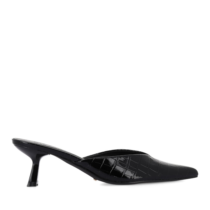 ADELE - BLACK PATENT CROC