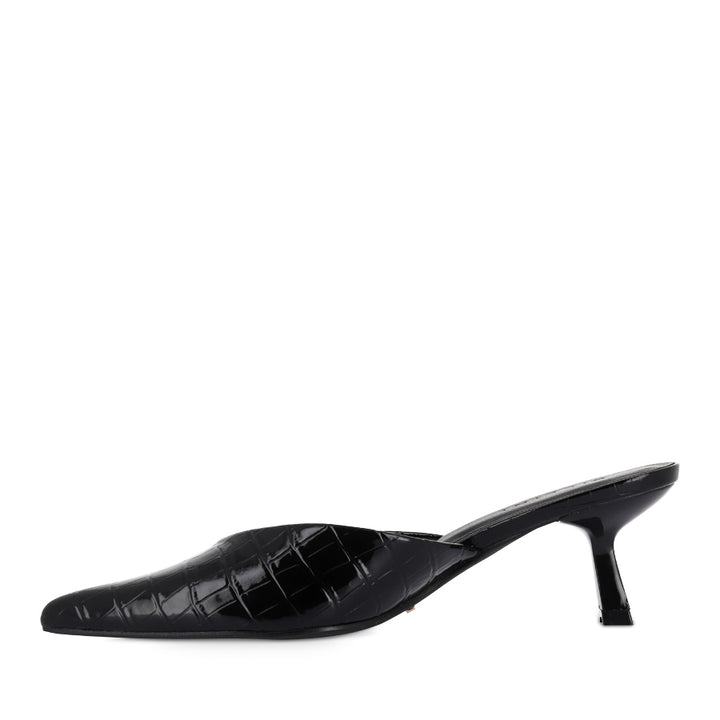 ADELE - BLACK PATENT CROC