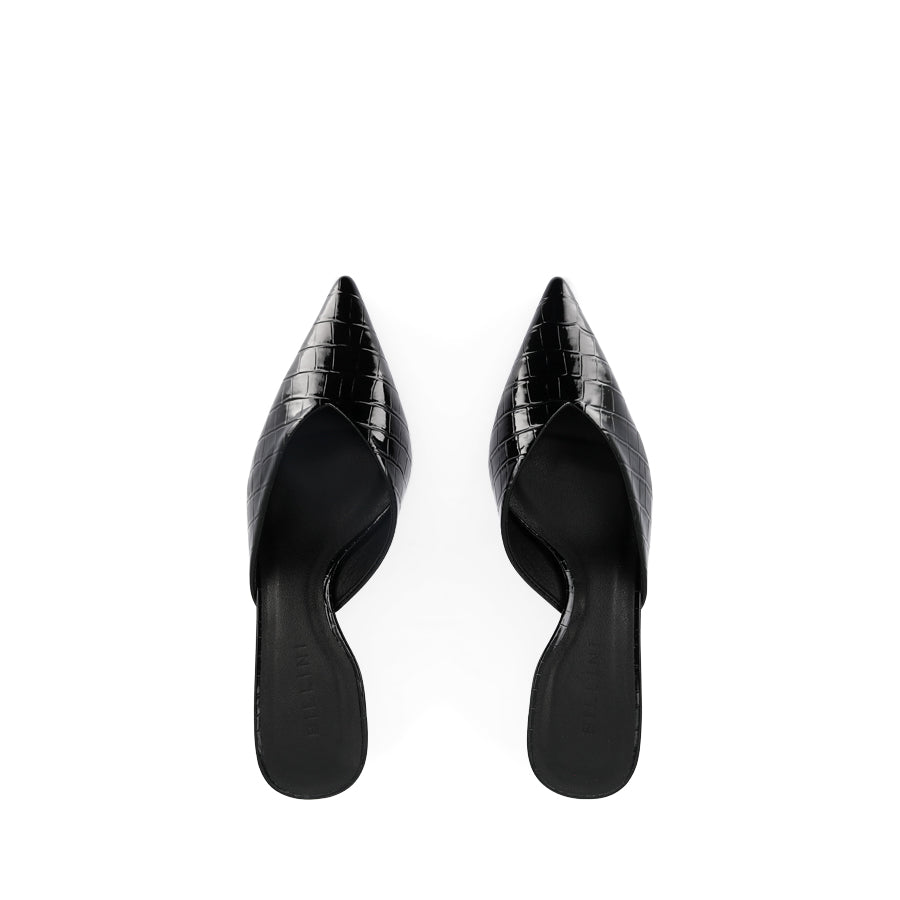 ADELE - BLACK PATENT CROC
