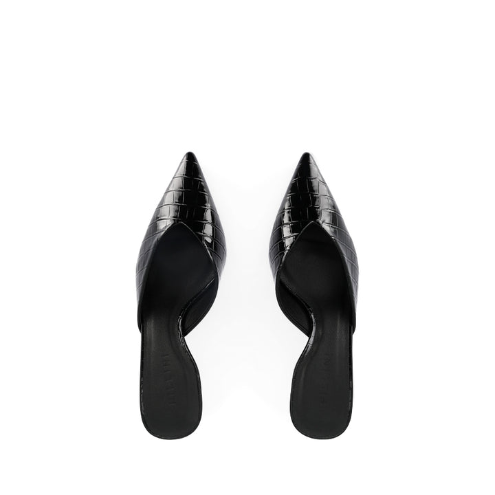ADELE - BLACK PATENT CROC