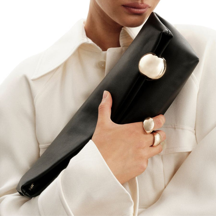 DANIELLE CLUTCH BAG - BLACK