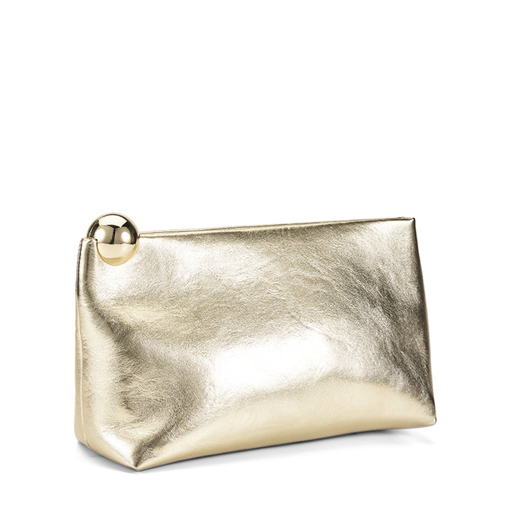 DANIELLE CLUTCH BAG - GOLD METALLIC