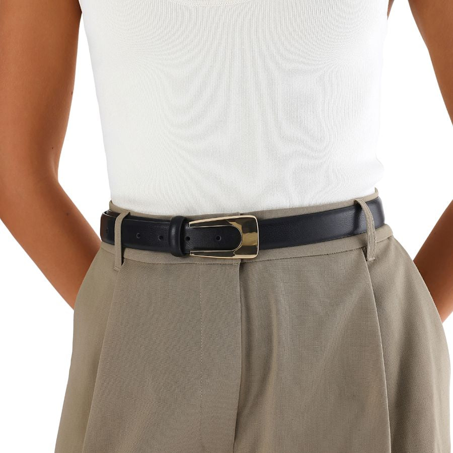 DIANE BELT - BLACK-GOLD