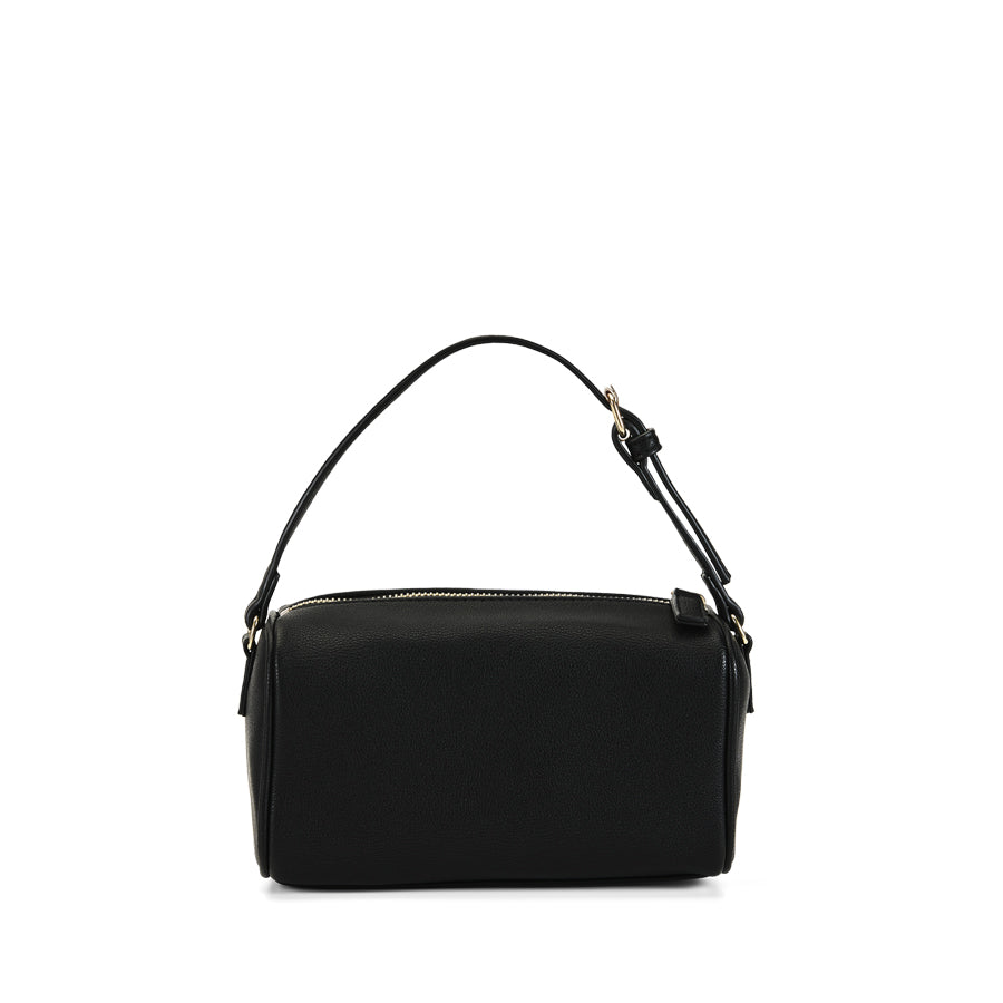 DONNA HANDLE BAG - BLACK PEBBLE