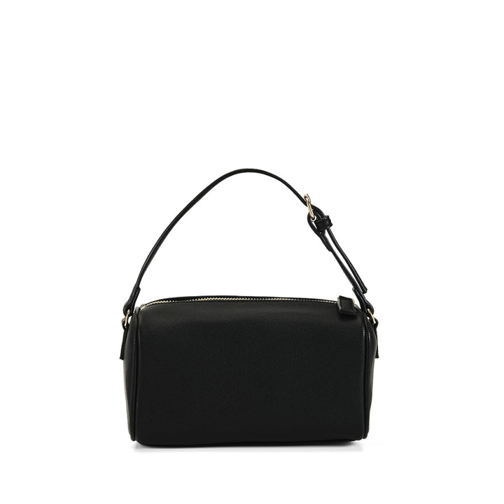 DONNA HANDLE BAG - BLACK PEBBLE