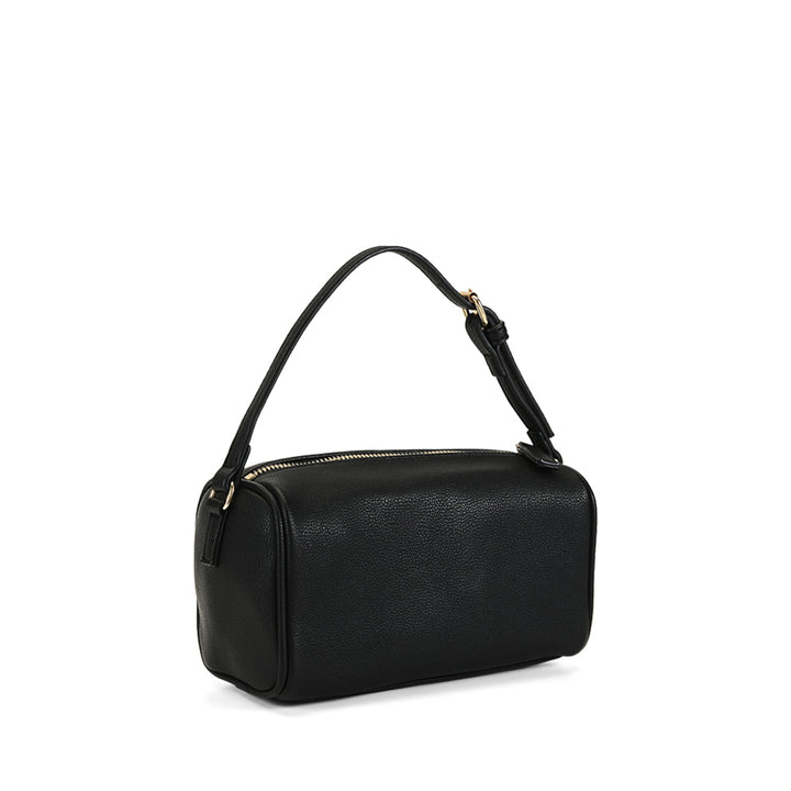DONNA HANDLE BAG - BLACK PEBBLE