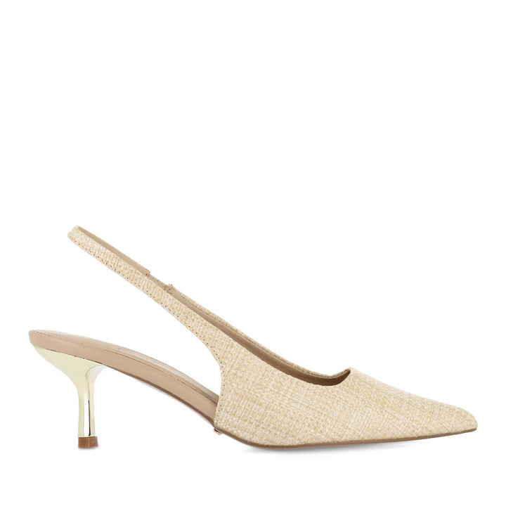 GEMIMA - NATURAL RAFFIA-GOLD