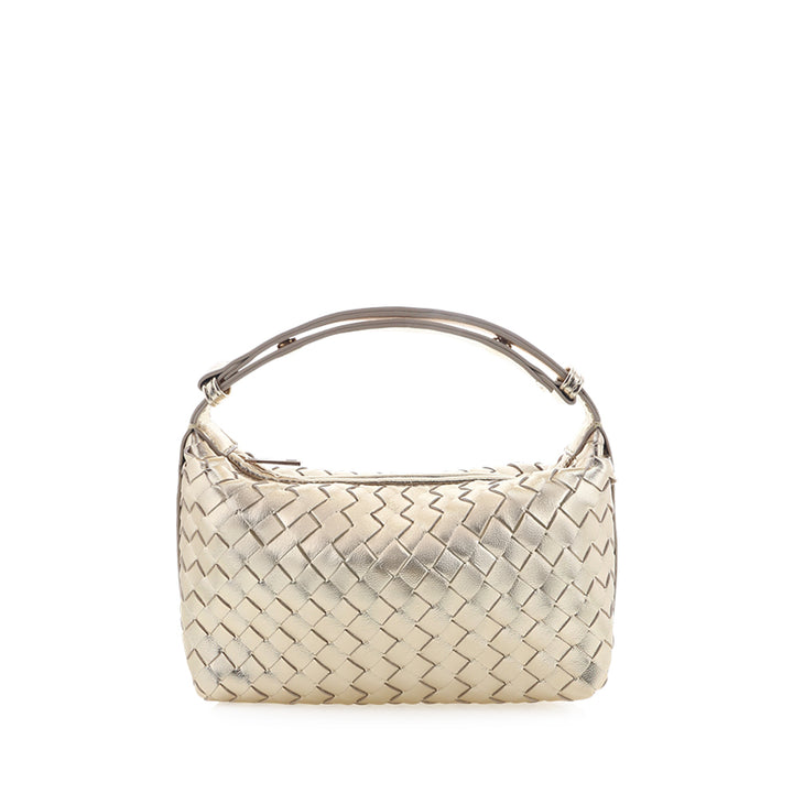 ISABELLE HANDLE BAG - GOLD METALLIC