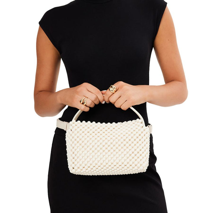 JEANIE HANDLE BAG - BONE