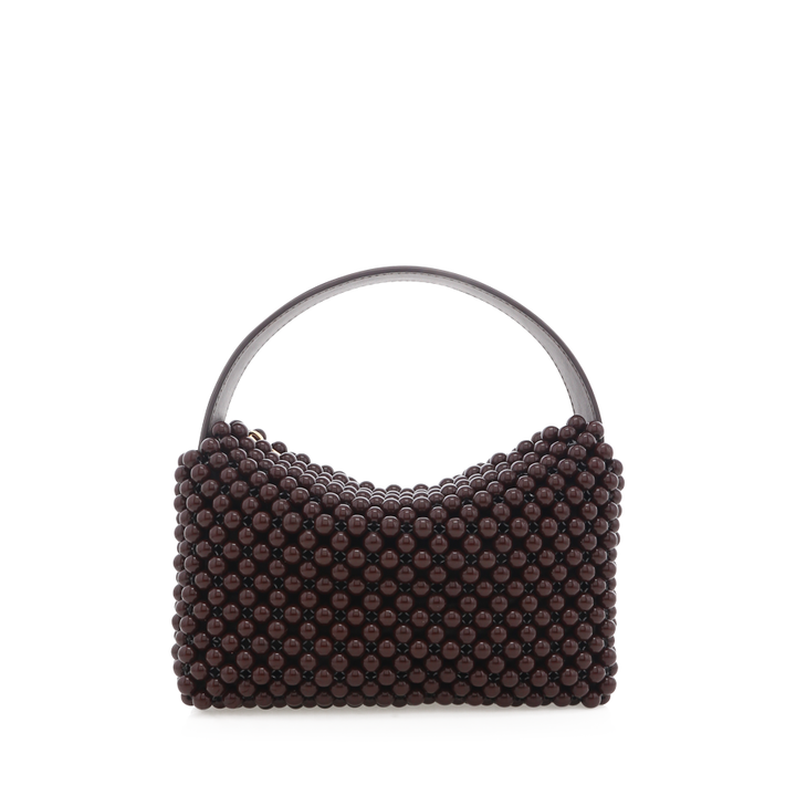 JEANIE HANDLE BAG - CHOCOLATE