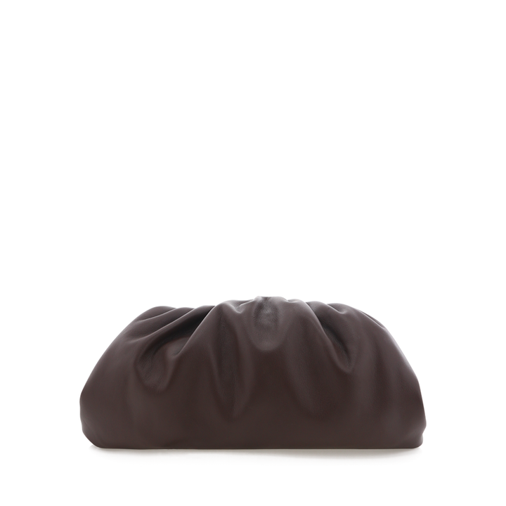 KYLA CLUTCH BAG - CHOCOLATE