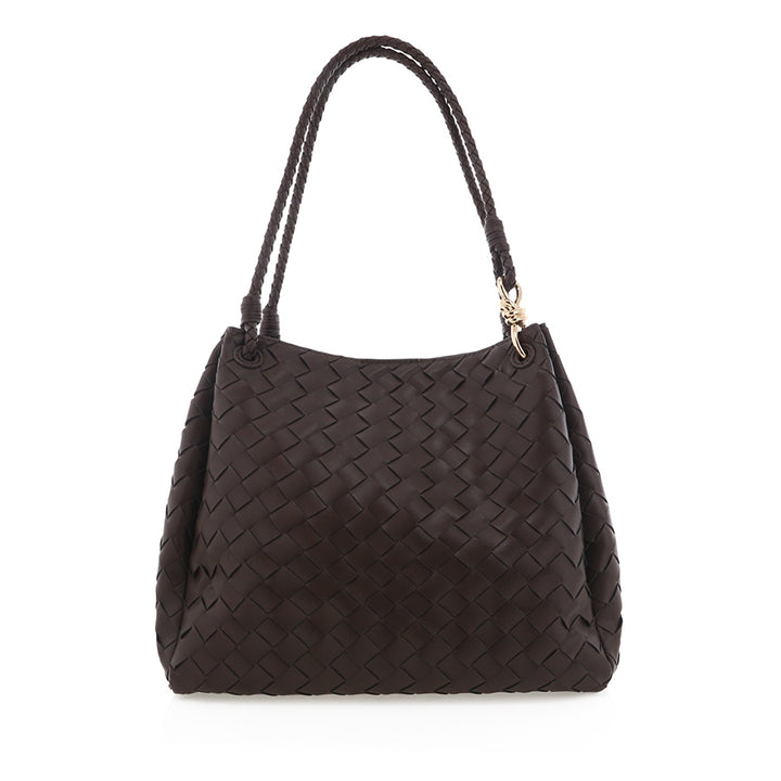 LENI SHOULDER BAG - CHOCOLATE