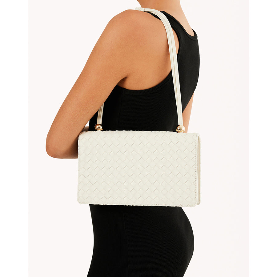 MINA SHOULDER BAG - BONE