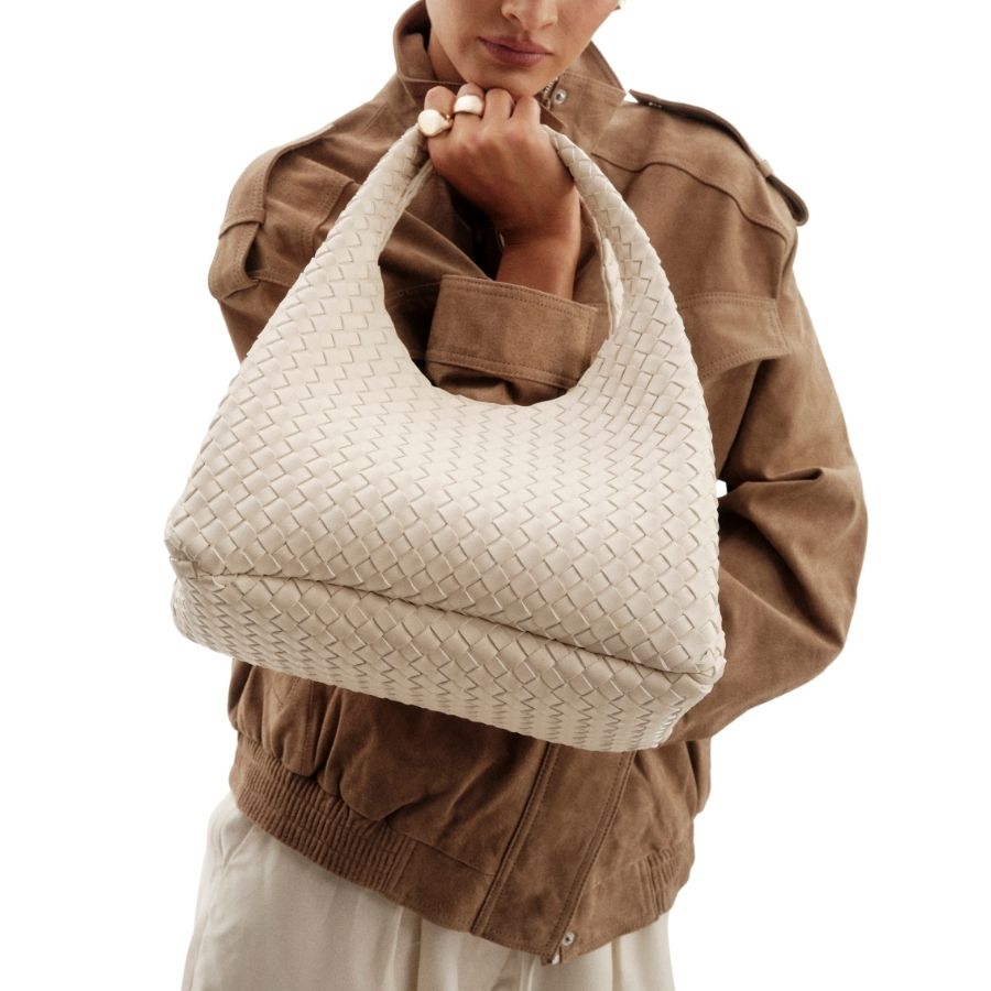 NOVIE SHOULDER BAG - BONE