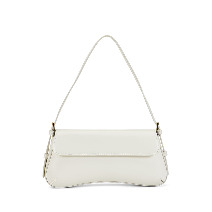 SABELLA SHOULDER BAG - WHITE SHINE