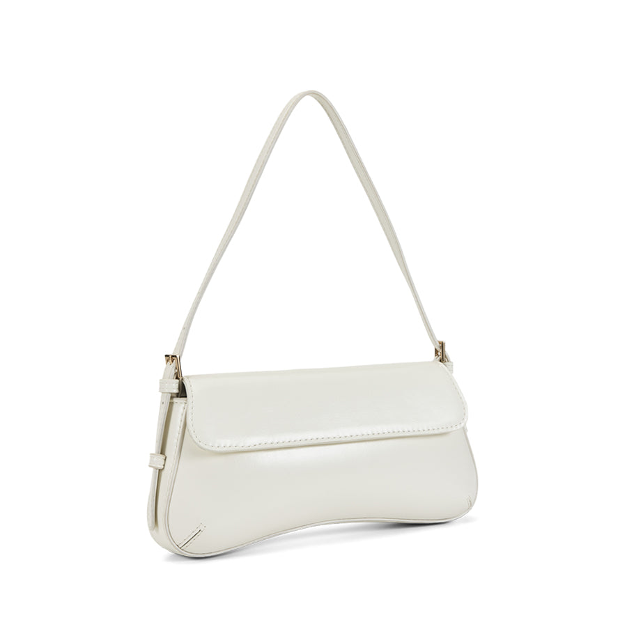 SABELLA SHOULDER BAG - WHITE SHINE